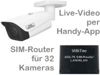 E 4G/LTE Mobilfunkkamera-Set SNC-441FBIFe PoE B311