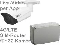 E 4G/LTE Mobilfunk-Baustellenkamera SNC441FBIF AK328 PoE B311