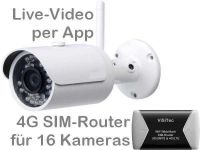 E 4G/LTE Überwachungskamera-Set für SIM-Karte DA304
