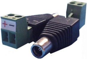 133.41 Adapter DC-Stecker (männlich) auf Schraubklemmen