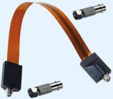 163.10 Koax-Kabel Fensterdurchführung extra dünn Set mit Adapter für BNC-Stecker
