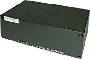 VC Videocomponents Aktiver Videoverteiler,1 Ein- /8 Ausgänge