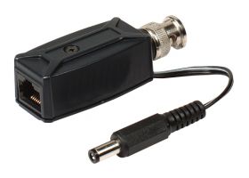 SANTEC M-500AK Kompakt-Balun für ein Videosignal, Sender o. Empfänger, 1xBNC-Buchse, 1xRJ-45-Buchse