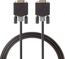 163.012 EuroTECH Full-HD 1080 VGA Monitor-Kabel mit Stecker/Stecker (vergoldet), bis 1920x1080, Länge 5m