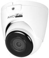 307.24 EuroTECH ETD94-2MP30W28-DIP Mini-Domekamera, Full-HD Auflösung 2 Mega-Pixel (1080p), 4-1 Multi-Norm (HD-CVI, TVI, AHD, FBAS), 2,8mm, IR 30m, IP66