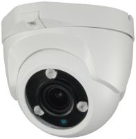 307.28 EuroTECH ETD957-2MP40VZ-W Domekamera, Full-HD Auflösung 2 Mega-Pixel, 4-1 Multi-Norm (HD-CVI, TVI, AHD, FBAS), IR 40m, IP67, Vario-Objektiv (2,7-13,5)mm, Anti-Vandal