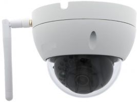 238.050 EuroTECH DA403 Outdoor IP Mini-Dome 4MP Nachtsichtkamera für LiveVideo und Aufzeichnung via Handy-App per LAN/WLAN, integr. Rekorder für SD-Karten bis 256GB, IR-Scheinwerfer 30m