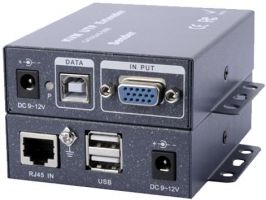 EuroTECH VGA/USB-Extender über UTP (LAN RJ45) bis 100m Kabellänge