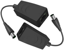 EuroTECH IP-Extender passiv, Übertrager IP via Koax (Ethernet over Coax), Konverter/Medienwandler, Sender und Empfänger