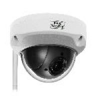 SANTEC BURGCAM-ZOOM-3061 / 40390 WLAN 2MP PTZ Dome Kamera für innen und außen, 2,7-11 mm Autofokusobjektiv, 12VDC, IP-66,IK10,IVA