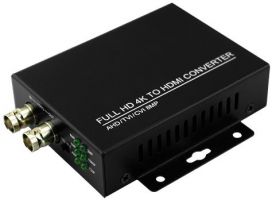 308.29 EuroTECH ET-AD001 4K Video-Konverter analog HD (AHD, CVI, TVI) auf HDMI, Auflösungen bis 4K (8MP), Testbildgenerator (Ersatz für EverFocus EHA-CON, AD001HD4)