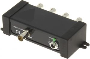 EuroTECH 4-fach Videoverteiler/Splitter ET-VER1x4-CVBS für das FBAS/CVBS Videosignal