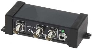 EuroTECH 2-fach Multisignal Videoverteiler (Splitter, Distributor) ET-VER1x2 für das CVBS/TVI/CVI/AHD Videosignal
