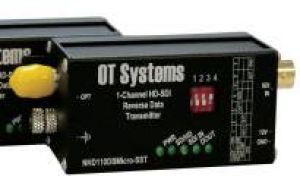 OT Systems NHD110DRMICRO-SST, Glasfaser Sender, HD-SDI, 1-Kanal Video, 1-Kanal Daten, Singlemode, Micromodul, 12VDC, inkl. 12V-Netzteil