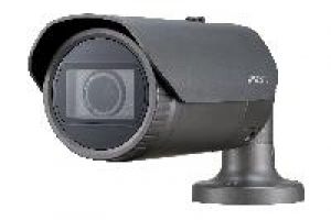 Hanwha Techwin QNO-8080R 1/2,8 Zoll Netzwerk Bullet Kamera, Tag/Nacht, 2592x1944, H.265, 3,2-10mm, Infrarot, IK10, IP66