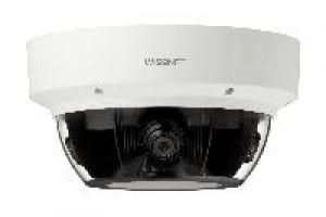 Hanwha Techwin PNM-9002VQ Netzwerk Multidirektional Kamera, Tag/Nacht, H.265, WDR, 4x Objektivmodule, IP66, IK10