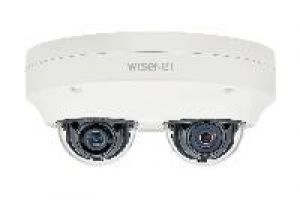 Hanwha Techwin PNM-7002VD Netzwerk Multidirektional Dome, Tag/Nacht, H.265, 2x 1920x1080, WDR, IP66, IK10