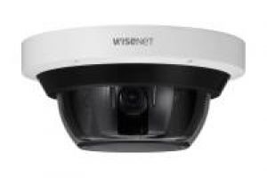 Hanwha Techwin PNM-9084RQZ1 Netzwerk Multidirektional PTRZ Kamera, H.265, 4x 3,2-10mm, 4x 1920x1080, IR, IP66, IK10