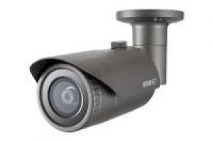 Hanwha Techwin QNO-7022R Netzwerk Kamera, Bullet, Tag/Nacht, 4mm, 2560x1440, H.265, IK10, IP66, Infrarot