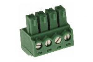 Axis AXIS CONNECTOR A 4P3.81 STR 10 Axis Anschlussblock, 4-polig, Stecker, Abstand: 2.50 mm, für Stromversorgung, 10 Stück