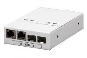 Axis AXIS T8607 MEDIA CONV 24VDC Medienkonverter Switch, für Axis Q6055-C, 2x RJ45,  2x SFP, 2x I/O, 24VDC