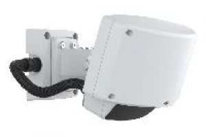 Axis AXIS T91R61 WALL MOUNT Wandarm, neigbar, für AXIS D2110-VE, inkl. Anschlussdose und Kabelschlauch, weiß