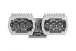 Bosch Sicherheitssysteme MIC-ILG-400 Scheinwerfer Infrarot, Weißlicht, Kombination, für Bosch MIC IP 7100i, grau