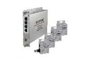 ComNet CLEK41EOC Ethernet über Koax, Kit, 4x Ultra Mini, 1x ComFit, 4 Kanal