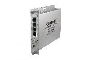 ComNet CLFE4EOC Ethernet über Koax, 4 Kanal, PoE, 10/100 MBit, -40+75°C, Modul