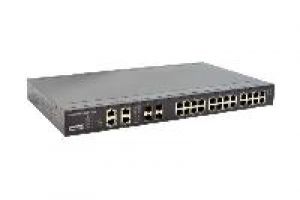ComNet CNGE28FX4TX24MS2 Gigabit Switch, Managed, 19 Zoll, 24xRJ45, 4xSFP, 48VDC