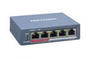 Hikvision DS-3E1105P-EI Ethernet Switch, smart managed 5x RJ45, PoE 60W, 48VDC