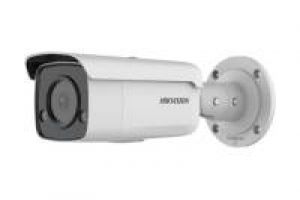Hikvision DS-2CD2T27G2-L(4mm)(C) Netzwerk Bullet Kamera, 24h Farbe, 1920x1080@30fps, 4mm, Weißlicht, IP67
