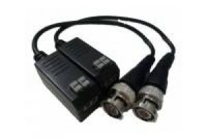 Hikvision DS-1H18S/E(B) Video Balun, passiv, Übertragung BNC, 200m, 2 Stück, mit Kabel, PoC