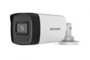 Hikvision DS-2CE17H0T-IT3FS(2.8mm) HD Bullet Kamera, Tag/Nacht, 2,8mm, 5MP, Infrarot, Audio, 12VDC, IP67
