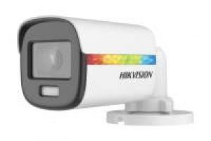 Hikvision DS-2CE10DF8T-F(3.6mm) HD Bullet Kamera, 24h Farbe, 3,6mm, 2MP, Weißlicht, 12VDC, IP67