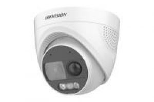 Hikvision DS-2CE72DF3T-PIRXOS(3.6mm) HD Fix Dome, 24h Farbe, 3,6mm, 2MP, Audio, Alarm, PIR, Strobe, 12VDC, IP67