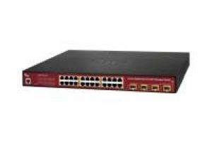 IFS NS3702-24P-4S-V3 Gigabit Switch, managed, 24x RJ45 Gbit , 4x shared SFP Gbit, 380W PoE