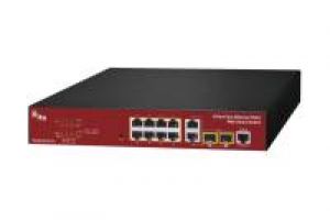 IFS ES2402-8P-2C-V3 Ethernet Switch, Web Smart, 8x RJ45 (PoE), 2x SFP, 2x RJ45 (Upload)