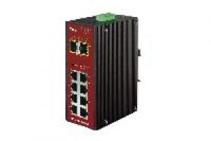 IFS NS3550-8T-2S-V2 Gigabit Switch, Managed, 2x SFP, 8x RJ45, 48VDC, 24VAC
