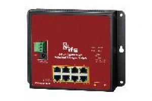 IFS NS3562-8P-2S-V2 Gigabit Switch, Managed, 8x RJ45, PoE+, 2x SFP, -40°C ~ +75°C, Wandmontage