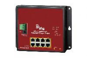 IFS NS3562-8P-2S-V2 Gigabit Switch, Managed, 8x RJ45, PoE+, 2x SFP, -40°C ~ +75°C, Wandmontage