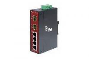 IFS MC250-4T/2S Medienkonverter, Industrial, 4-Port Ethernet to SFP, 4x10/100 Mbps, 2x SFP 100FX