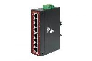 IFS NS3050-8T Ethernet Switch, 8 Ports, Gbit/s, DIN-Rail, unmanaged, -40°C ~ +75°C