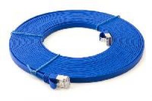 Jetrics jetcat6UFTP-3-F/1 U/FTP Flachpatchkabel, Cat 6, 3,0m, blau