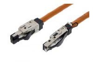 Jetrics jetcon-RJ45S-Cat6-small-FC RJ45 Stecker Cat.6 AWG22-26, Feldkonfektionierbar, schmale und kurze Ausführung