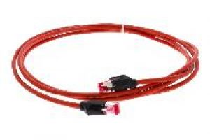 Jetrics jetcat7-industry-5A S/FTP Cat 6A Patchkabel, PUR, 5m, rot