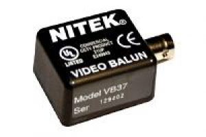 Nitek VB39F Zweidraht Sender/Empfänger, passiv, BNC Buchse Ein-/ Ausgang, Überspannungsschutz