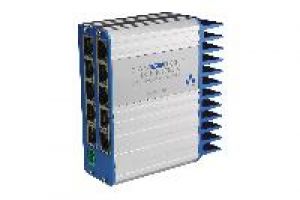 Veracity VCS-8P2-MOB Ethernet Switch, 8x PoE, 2x RJ45, 12 - 24 V, DC-Anschluss
