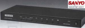 421.10 AVT Video-Multiplexer SX4M (SANTEC MPX-MD04E) Multibild Quad Umschalter S/W 4-Kanal Duplex